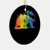 Gay Beer Pride Keramisch Ornament (Rechts)