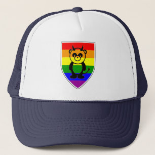 Gay beer Pride regenboog Flag Panda Trucker Pet