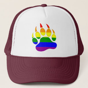 Gay beer pride regenboog Vlag Beer Paw Trucker Pet