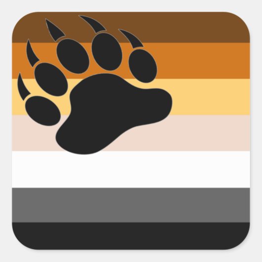 Gay Beer Pride - Vierkante Stickers (Voorkant)