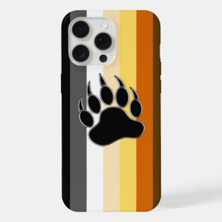 Gay beren trots vlag Beerpoot iPhone 15 Pro Max Hoesje
