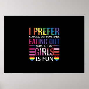 Gay Bisexual Pride Flag LGBTQ Poster