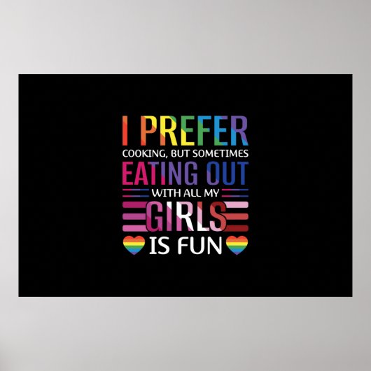 Gay Bisexual Pride Flag LGBTQ Poster (Voorkant)