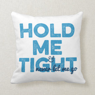 Gay Blue Hold Me Tight Personated Kussen