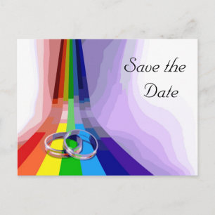 Gay Bruiloft Save the Date Aankondigingskaart