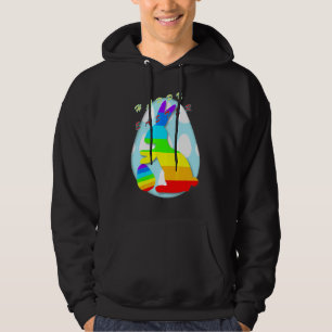 Gay Bunny Easter Day Egg Season Bunny East Hoodie