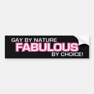 Gay by Natuur... Bumpersticker