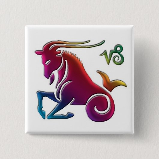Gay Capricorn Button (Voorkant)