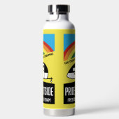 Gay caravan camping T-Shirt Waterfles (Rechts)