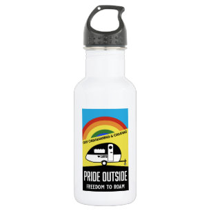 Gay caravan camping waterfles