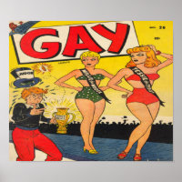 Gay Comics - Poster de livre de bande dessinée