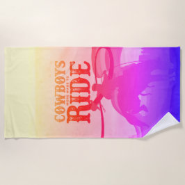  Gay Cowboy Beach Towel Strandlaken