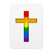 Gay Cross Magneet (Verticaal)