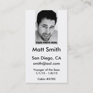 Gay Cruise Card Visitekaartje