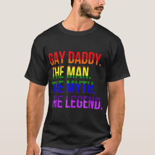 Gay Dad LGBT Pride Dad Fathers Day Gift T-shirt