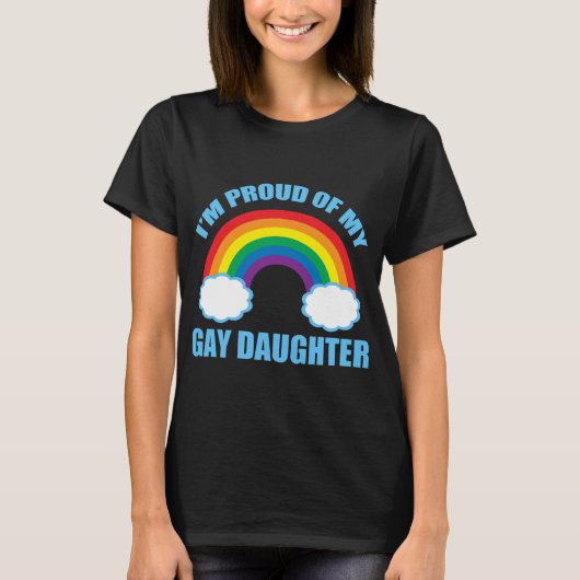 Gay Daughter T-shirt (Voorkant)