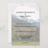 Gay de heer & de heer rustic mountainbtwedduitnodi kaart (Voorkant)