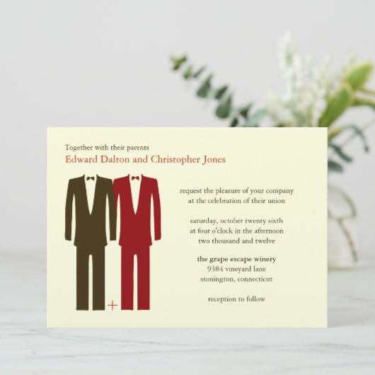 Gay Do Math Light Invitations d'automne (Debout devant)