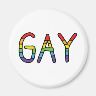Gay Doodle-ontwerp Magneet