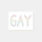 Gay Doodle-ontwerp Post-it® Notes (Voorkant)