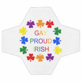 Gay Fier Irlandais LGBT Rainbow Shamrocks (Plat)
