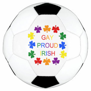Gay Fier Irlandais LGBT Rainbow Shamrocks