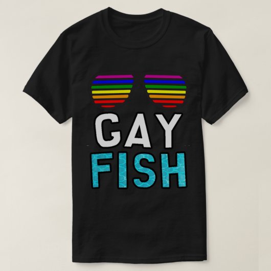 Gay Fish Pride T-shirt (Design voorkant)