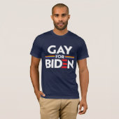 GAY FOR JOE BIDEN T-SHIRT (Voorkant volledig)