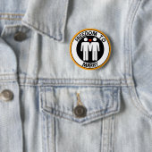Gay Freedom of Marry Ronde Button 5,7 Cm (In situ)