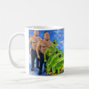 Gay Frog Conspiracy Meme Mok – Satirisch Internet