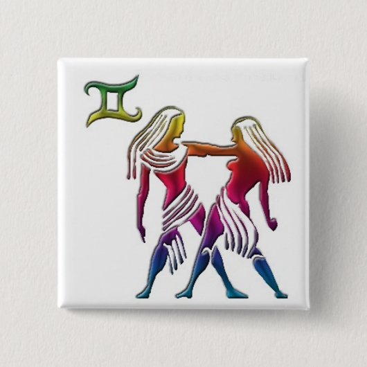 Gay Gemini Button (Voorkant)