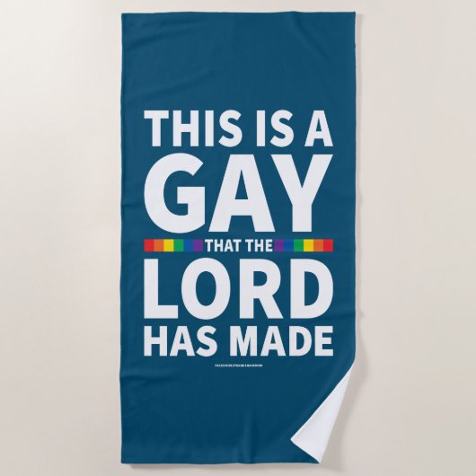Gay God Made Strandlaken (Voorkant)