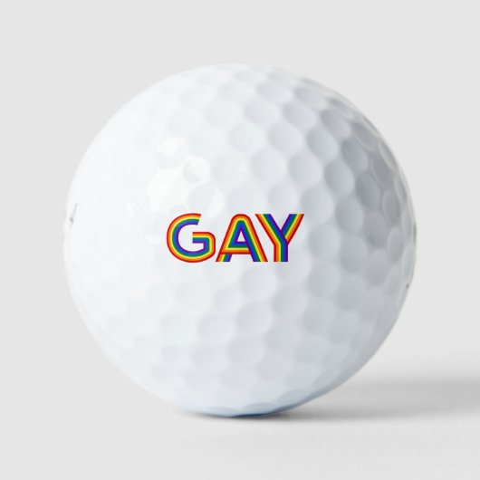 GAY GOLFBALLEN (Voorkant)