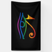 Gay Goth Pride Spandoek (Verticaal)