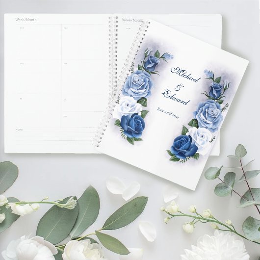 Gay Grooms Regency Blue Rozen Planner
