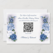 Gay Grooms Regency Blue Rozen Save The Date (Achterkant)