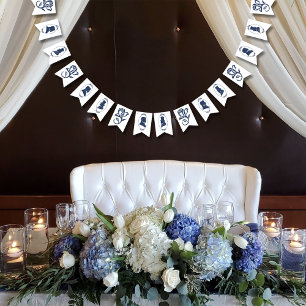 Gay Grooms Regency Blue Rozen Vlaggetjes