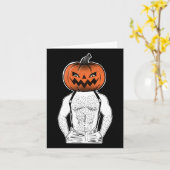 Gay Halloween Kaart (Gele Bloem)