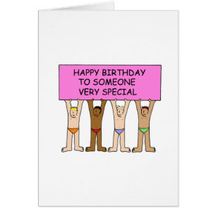 Gay Happy Birthday voor iemand speciaal.