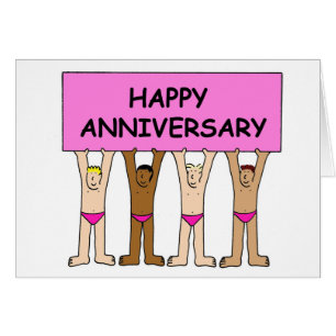 Gay Happy Jubileum Cartoon Humor