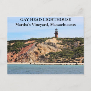 Gay Head Lighthouse, Martha's Vineyard MA Briefkaart
