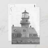 Gay Head vuurtoren Briefkaart (Voorkant / Achterkant)