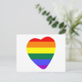 Gay Heart Briefkaart (Staand voorkant)