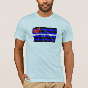 GAY HUMOR LEATHER PRIDE FLAG T-SHIRT