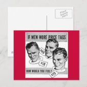 Gay humor, van de "Oops Files". Briefkaart (Voorkant / Achterkant)