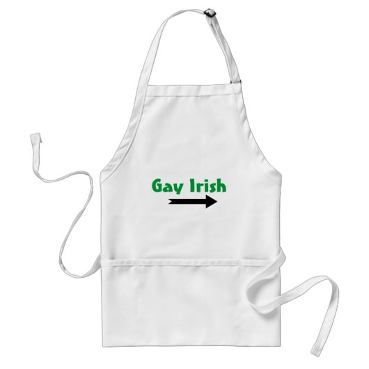 Gay Irish Standaard Schort (Voorkant)
