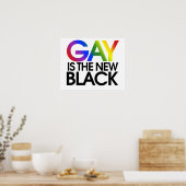 Gay is de nieuwe Black Poster (Keuken)