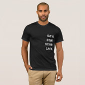 GAY IS DE NIEUWE ZWARTE T-SHIRT (Voorkant volledig)