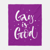Gay is goed fleece deken (Voorkant)