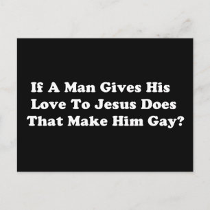 Gay Jesus Briefkaart